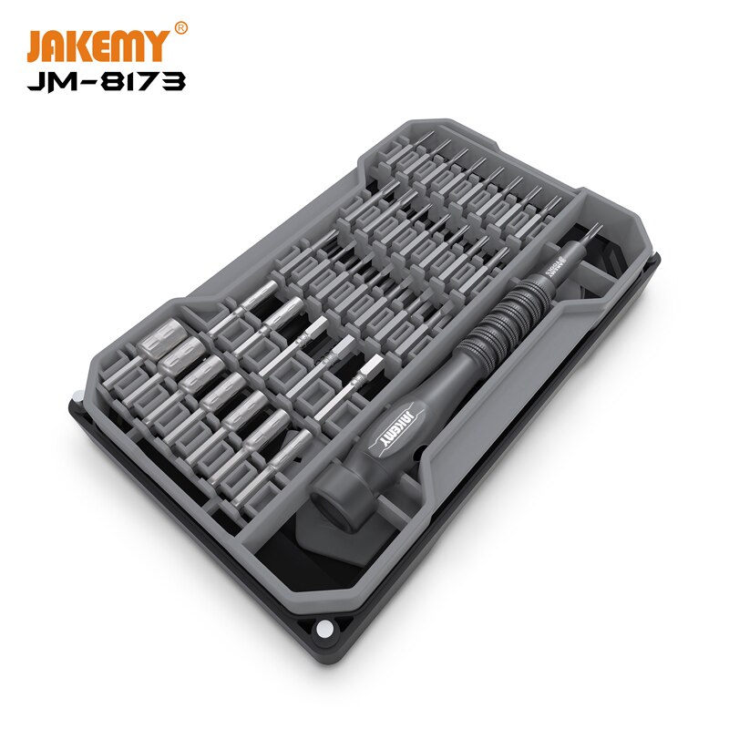 Jakemy JM-8173 Originele Precisie Schroevendraaier Repair Tools Set Met Magnetische Bits Voor Telefoon Tablet Elektronische Diy Reparatie