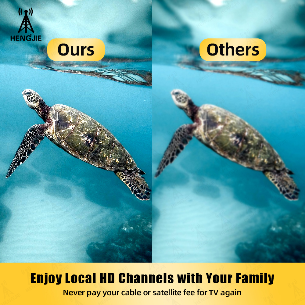 Indoor Antenna 4G Booster 5000 Miles With Amplifier Signal Intensifier Supporting 4K1080P High-Definition Digital Tv Antenna