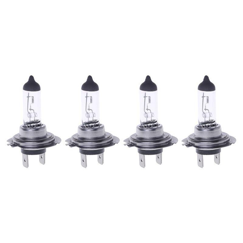 Ampoules pour phares de voiture H7, Standard halogène, éclairage général automobile, utilisation durable, 12V/55W, 2/4 pièces