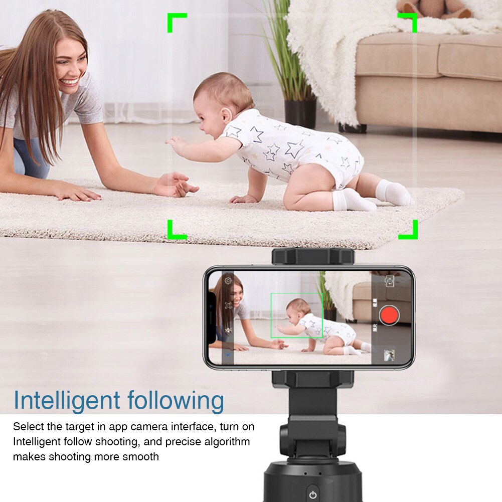 For Smartphones Portable Auto Face Object Tracking Multiple Angle 360 Degree Rotation Gimbal Stabilizer Smart Shooting Universal