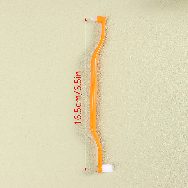 Cepillo Interdental de ortodoncia, cepillo de dientes suave de doble haz, herramienta de cuidado bucal, implante de cabello suave de cabeza pequeña para adultos