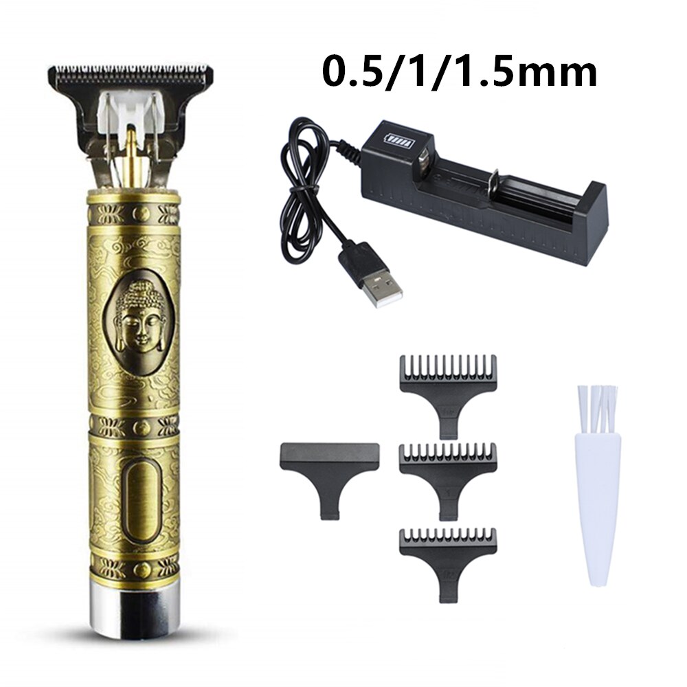Hair Trimmers USB Rechargeable Hair Clipper Barber Trimmer Beard Trimmer Cutter Haircut for Men Styling Tool: 110241