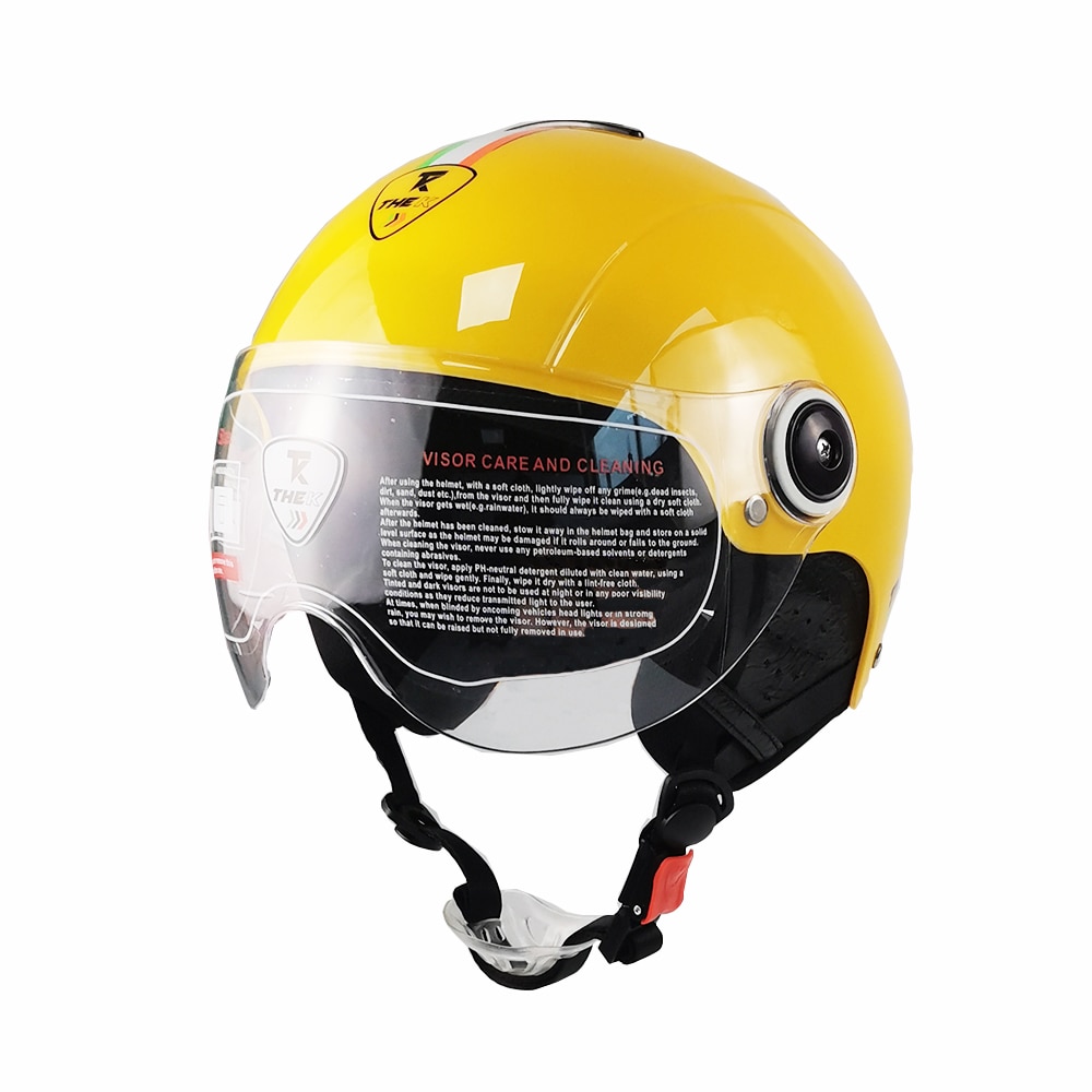 Motorcycle Helmet on a Scooter Chopper Bike Helmets Homologu Casco Motorcyclist Capacetes Motorbike ECE Bicycle Riding Helmets: Champagne