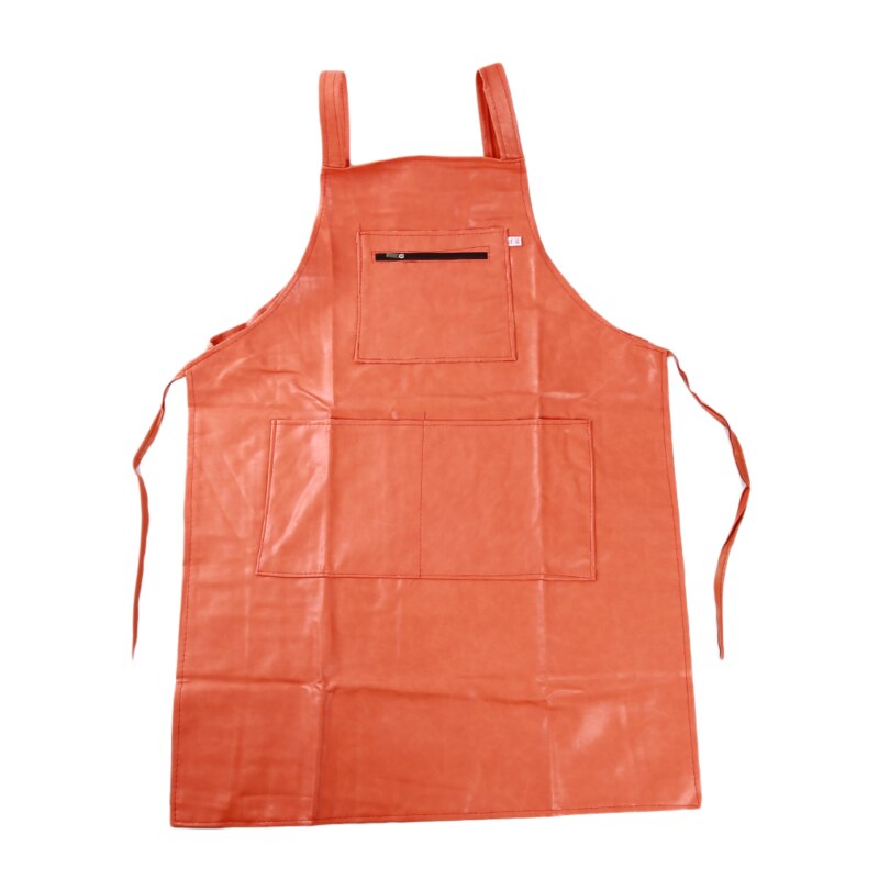 Waterproof Oil-proof Unisex Adjustable Leather Hanging Neck Hotel Restaurant Cafe Barber Shop Bakery Bar Waiter Work