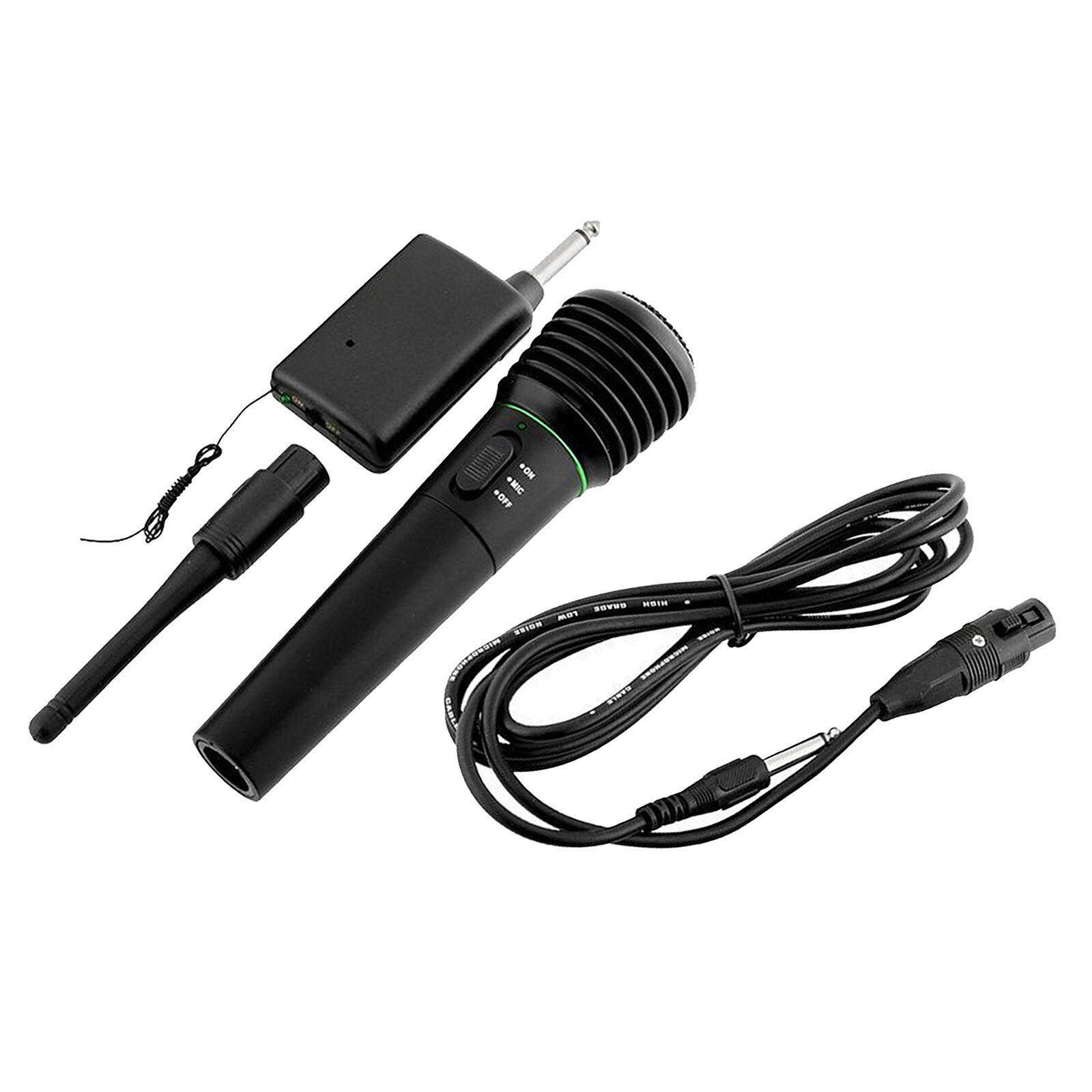 Karaoke Microphone Handheld Wired or Wireless Dynamic Microphone Clear Voice Mic for Karaoke Vocal Performance