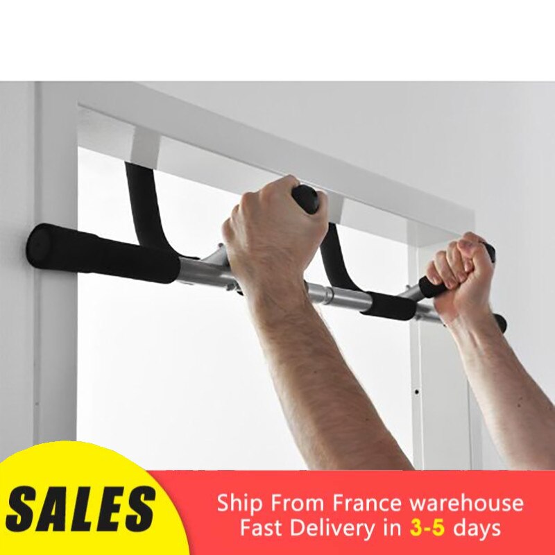 110kg Wall Horizontal Bars Steel Pull-up Horizontal Bar Adjustable Exescise Training Bar Sport Home Fitness Equipment HWC
