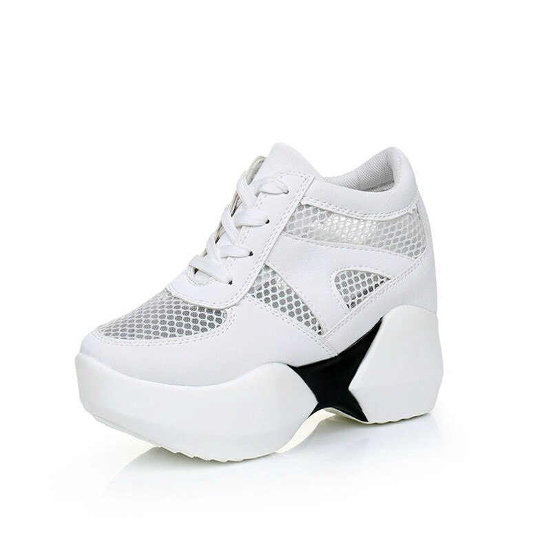 Vrouwen Wandelen Platform Schoenen Hoge Hakken Schoenen Vrouw Wiggen Vrouwen Schoenen Toenemende Sneakers Schoenen Zapatos Mujer SX-10
