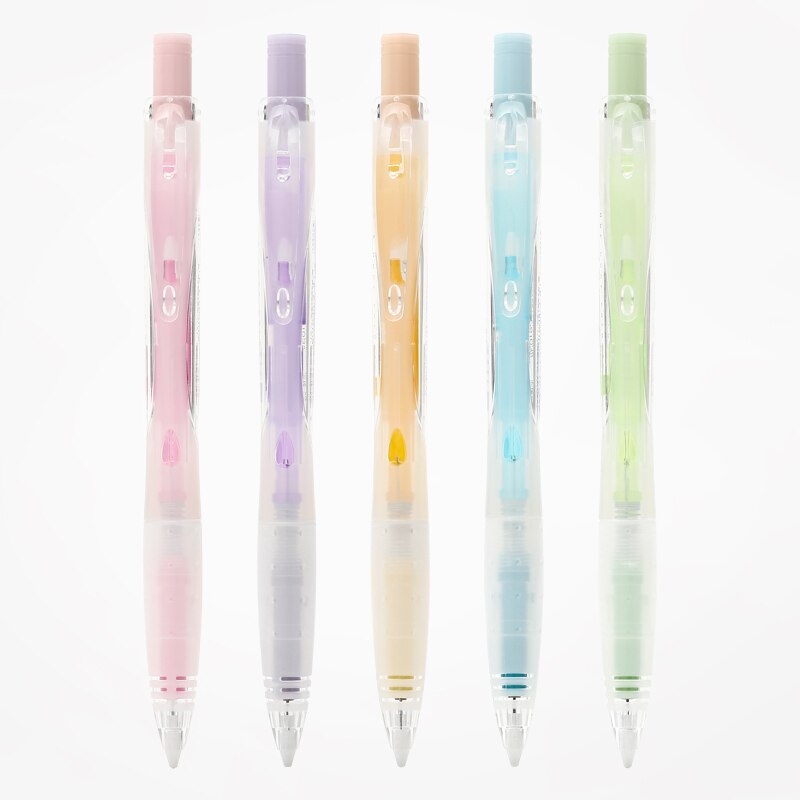 5 pièces Japon KOKUYO COLOREE Crayon Mécanique Gelée Transparente Couleur 0.5mm Crayon Mécanique