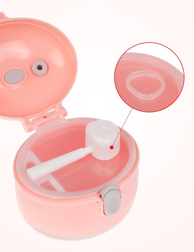 Baby Formula Milk Storage Infants Portable Milk Powder Formula Dispenser Food Container Storage Feeding Box for Kids Food PP Box