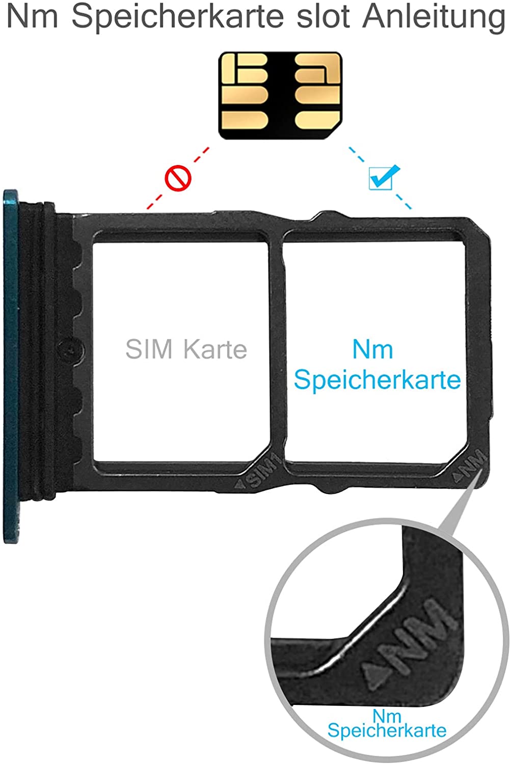 Tarjeta Micro SD de memoria Nano Original, 64GB, 128GB, 256GB, 90Mb/s, NM Ncard para teléfono móvil HUAWEI Y9a Mate 60 50 P60 P40 Pro Lite