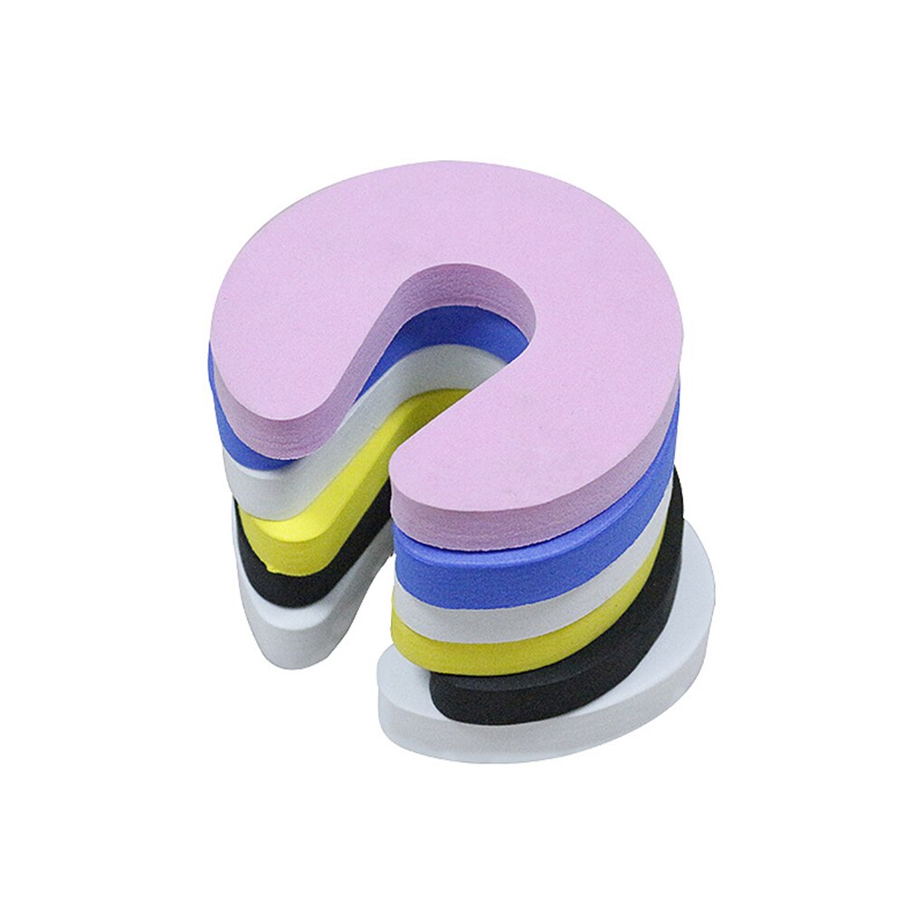 4 szt. Blokady bezpieczeństwa dla dzieci ochrona dzieci EVA C kształt szafa bezpieczeństwa zamki dzieci palec zabezpieczone drzwi korek zatrzymać korek drzwi