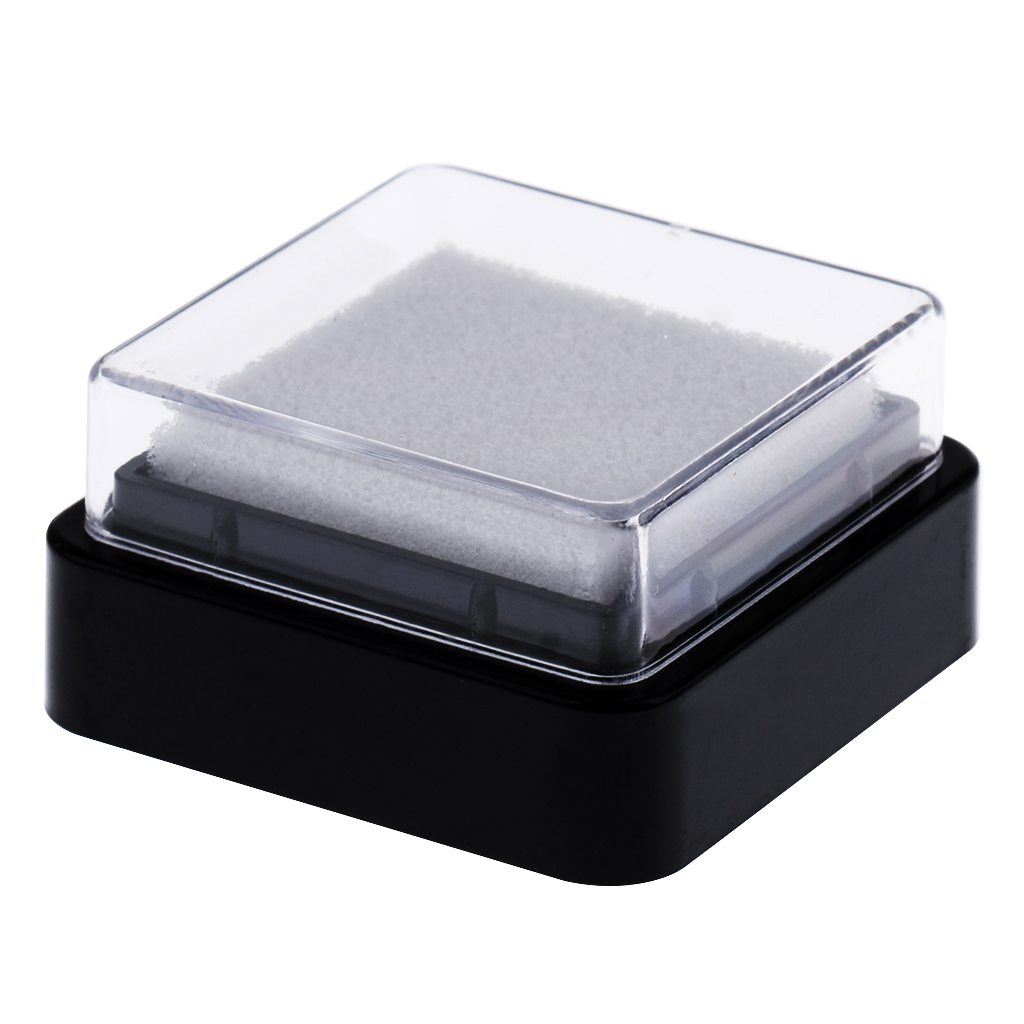 10x almohadilla de tinta seca sin colores en la esponja para sellos tela madera manualidades de papel