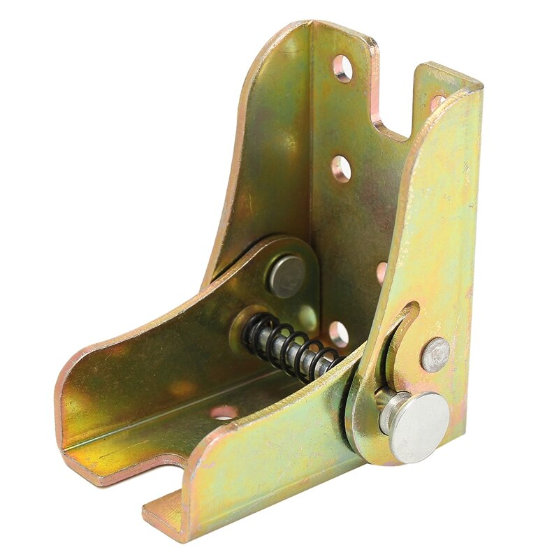 2Pcs Self Lock Folding Feet Hinges Metal for Table Leg Bracket for Sofa Bed Furnitures