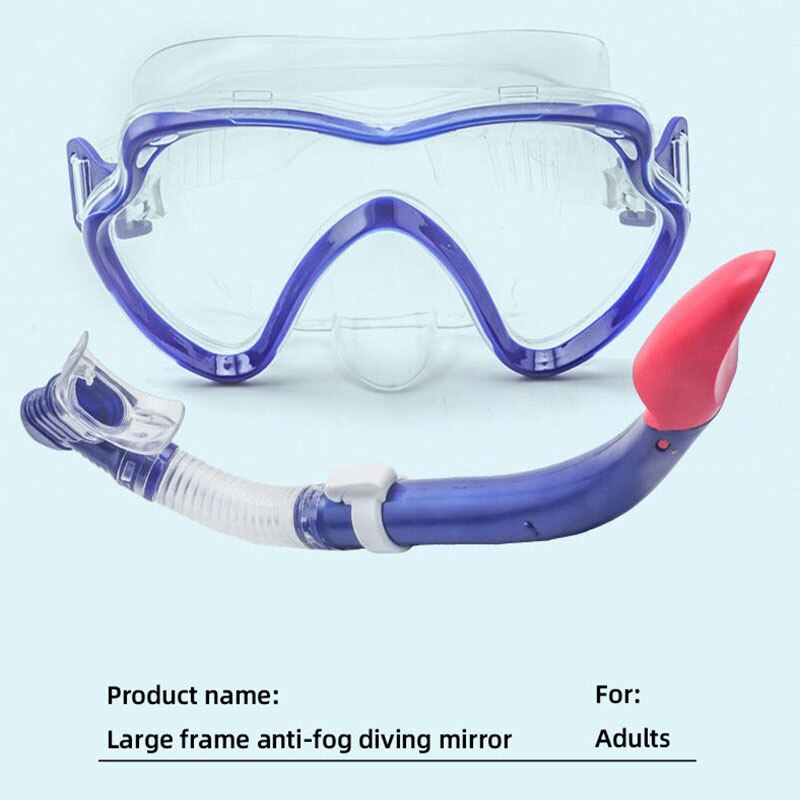 Snorkel Diving Mask Set Anti-fog Adult Swimming Diving Goggle With Breathing Tube Underwater Accessories