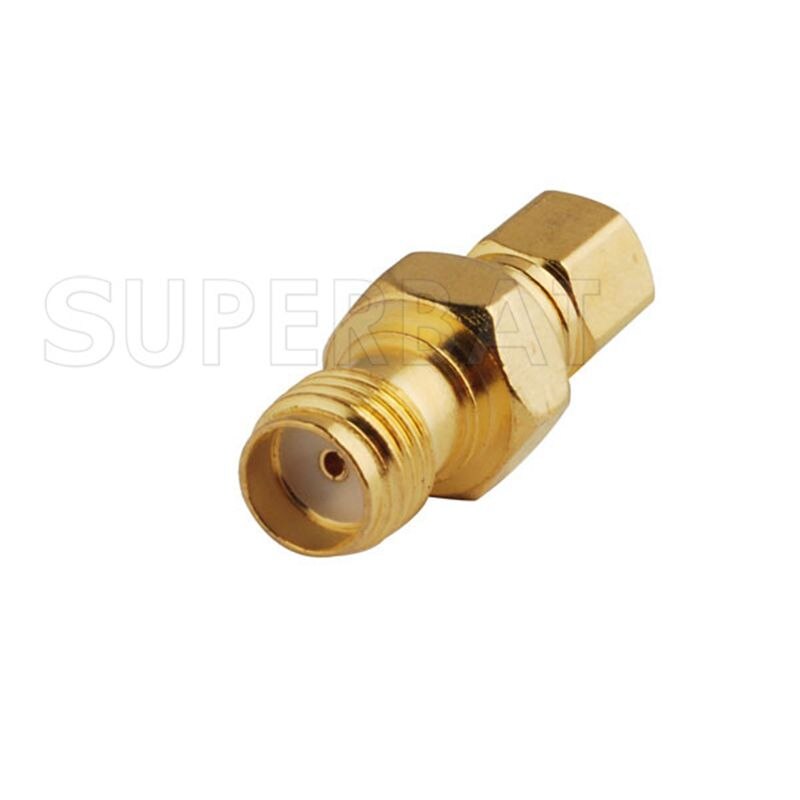 Superbat 5Pcs SMA-SMC Adapter Sma Vrouwelijke Naar Smc Male Gold-Geplooide Rf Coaxiale Connector