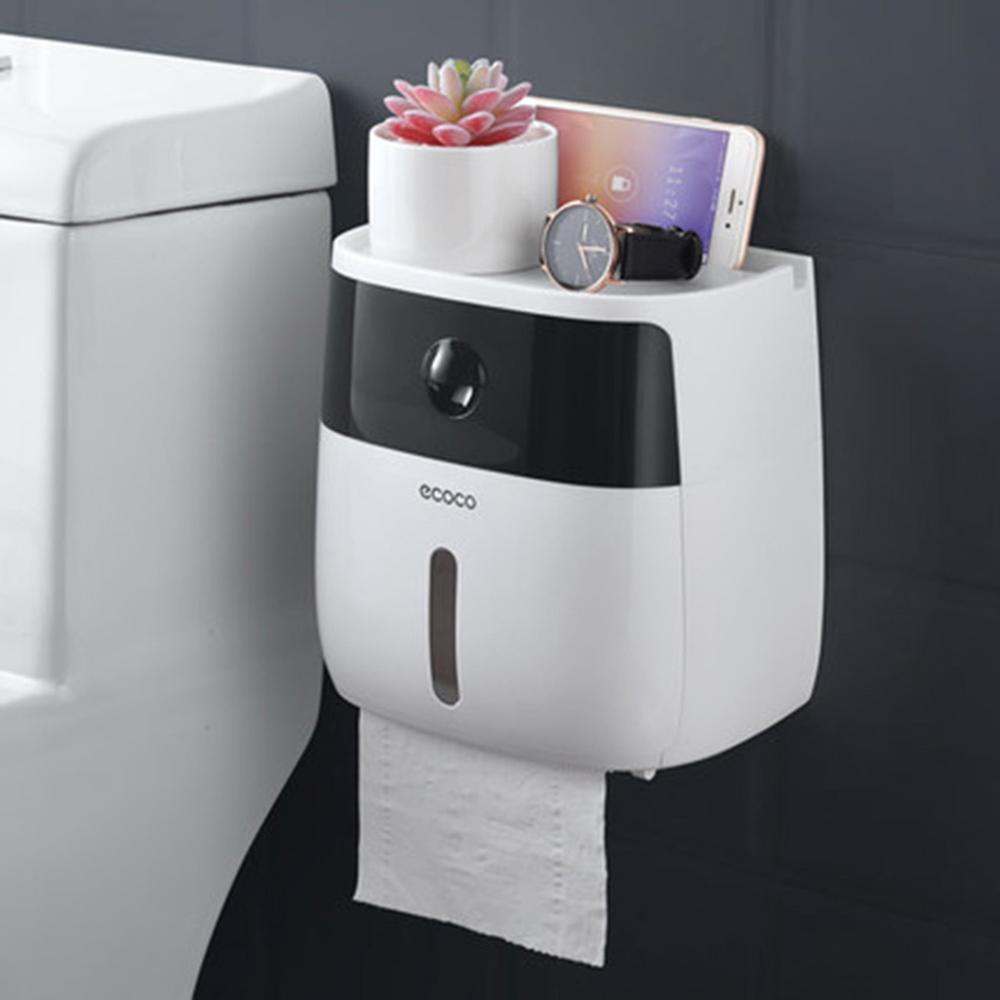 Dispensado de papel doble: Accesorios para baño