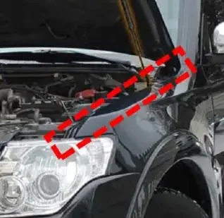 1 Pcs Hood Rubber Seal for Pajero 4th 5902A016 V90 Bonnet Strip for Montero Weatherstrip for Shogun V80 2007 Not for Diesel: WHITE
