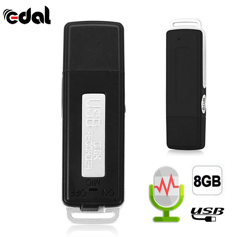 Диктофон Mini 8Gb Usb Pen Flash Drive Disk Digital Audio Voice Recorder 2 In 1 70 Uur Draagbare Mini opname Dictaphone
