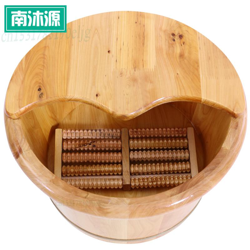 Cèdre bois pied bain baril bain de pieds baril en bois lavage des pieds petite baignoire en bois massif pied bain baril maison artefact