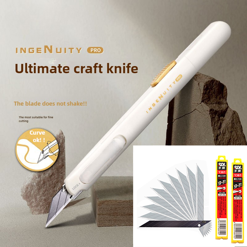 Nóż robić cięcia winylu Nóż uniwersalny bez drgania Naklejki samochodowe Naklejki 9mm 30 ° Kieszonkowy nóż rzemieślniczy Widnow Narzędzie robić cięcia folii zaciemniającej