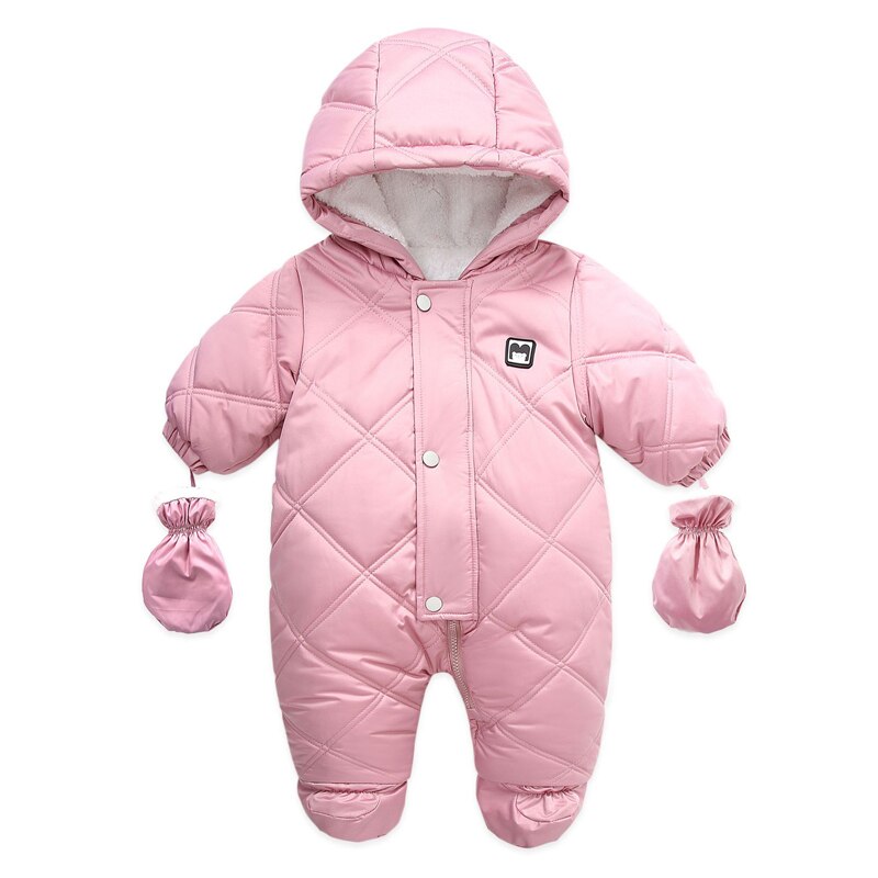 Macacão de inverno para meninas, macacão infantil de veludo novo para crianças meninos e meninas, macacão de neve tz213