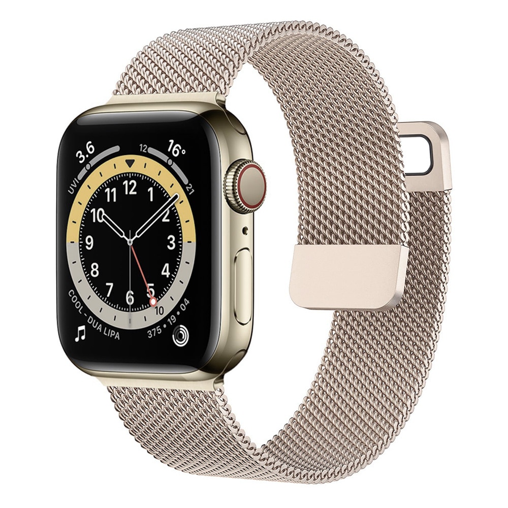 Milanolainen loop-ranneke apple watchille, metalliranneke 45mm 44mm 41mm 49mm 38mm 42mm iwatch series 9 8 7 6 5 4 se ultra -kellolle: Harmaa / 20mm