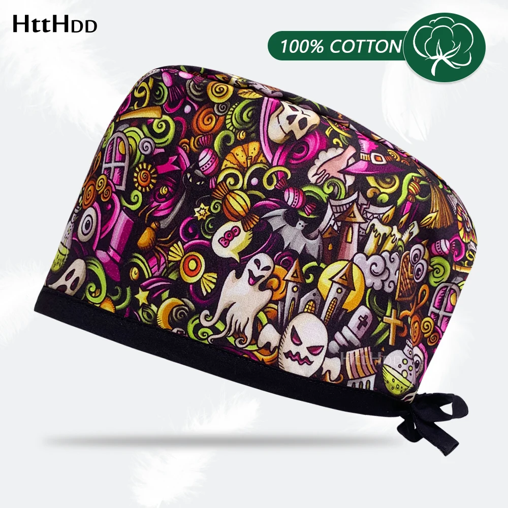 Precios al por mayor, sombreros clínicos para anestesista, gorro quirúrgico para mascotas para hombres, gorro quirúrgico para enfermera, médico, dentista, farmacia, gorro exfoliante: Rosa