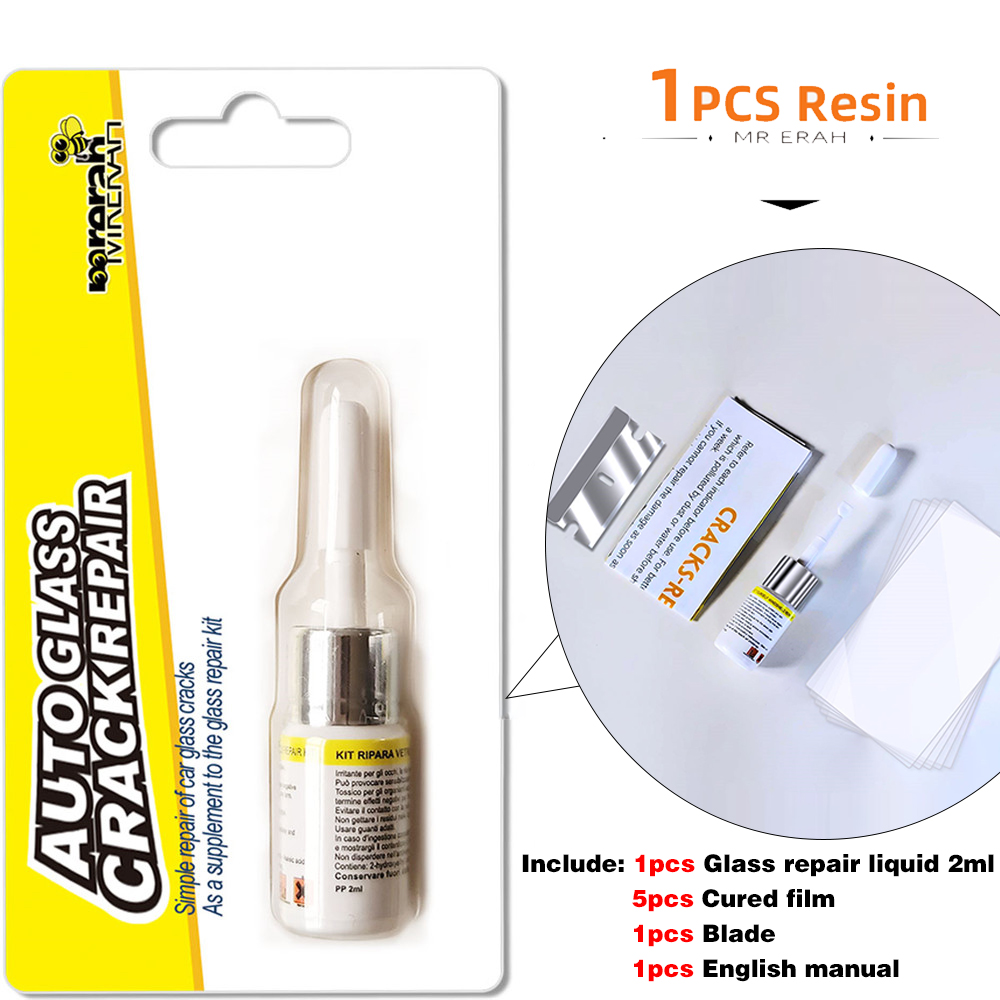 Voorruit Reparatie Kits Diy Autoruit Reparatie Tools Glas Kras Voorruit Crack Herstellen Venster Scherm Polijsten Auto-Styling: 1pcs