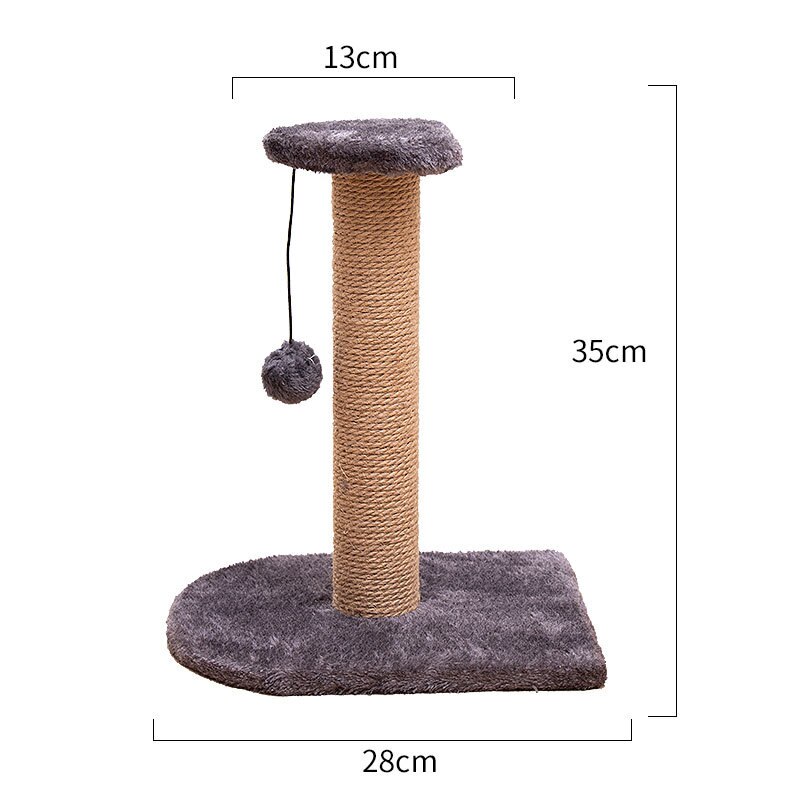 Pet Cat Scratching Post Cat Climbing Frame Pet Interactive Toys for Cats Kittens Sisal Scratch Pole Cat Jumping Scratcher: 2