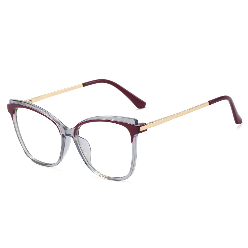 Hotony Women Eyewear Prescription Blue Light Blocking Glasses Frame Full Rim Female Woman Spectacles UV400