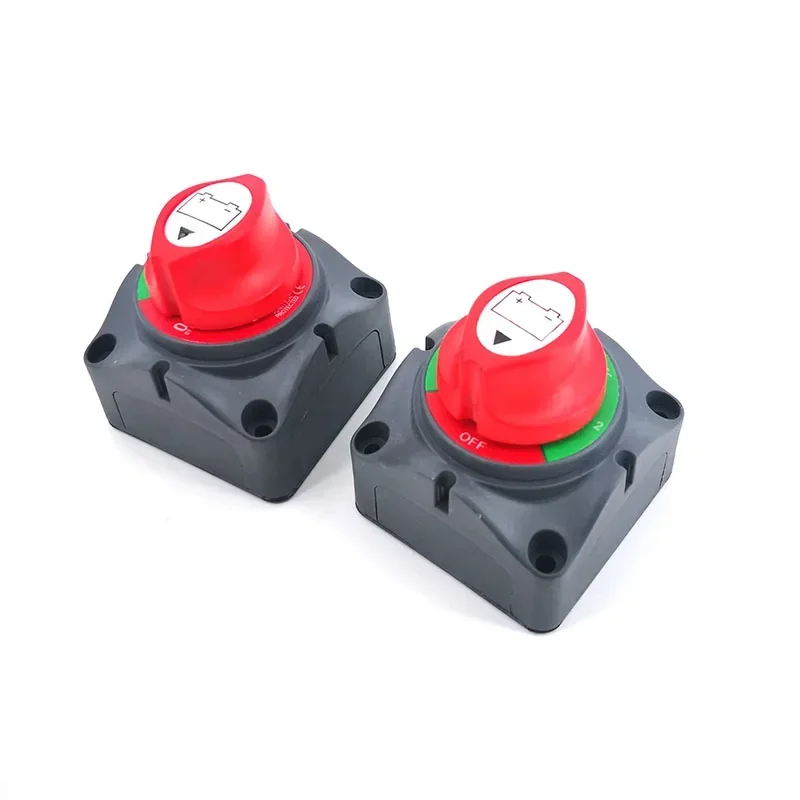 Auto Battery Disconnect Switch 12V 24V Marine 200A 300A Car Dual Battery Switch 3 Position Battery Selector Switch for Car Boat