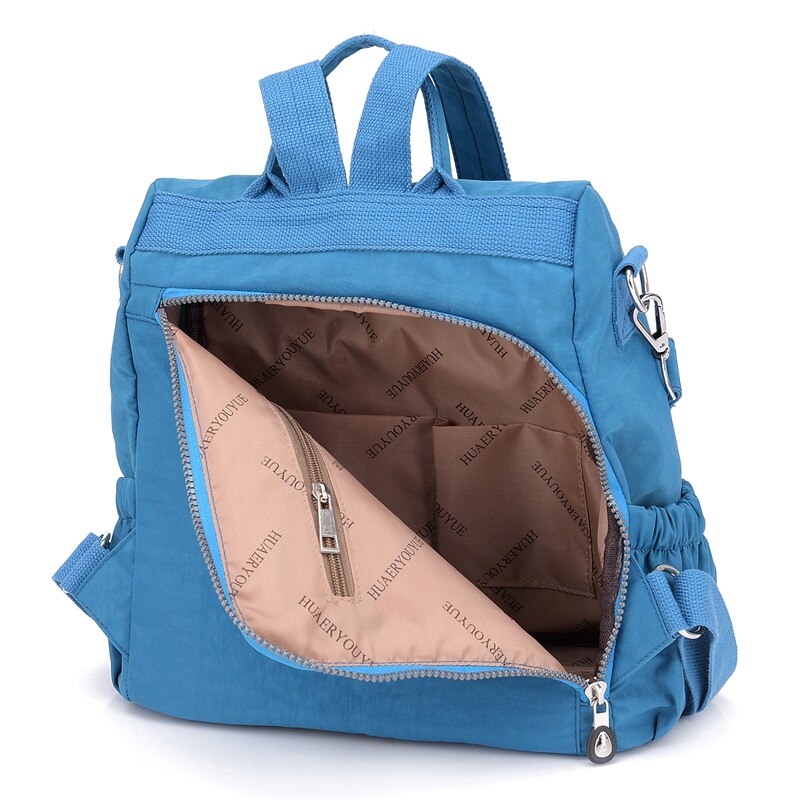 Preppy Style Women Backpack Waterproof Nylon School Bag Lady Women's Rucksack Female Casual Travel Shoulder Bag Mochila Feminina