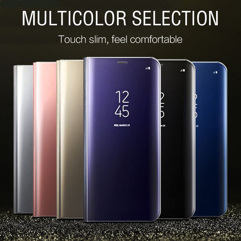On For Huawei P9 p9 case cover 5.2" flip Smart Mirror protective phone pocket On For Huawei P9 case EVA-L09 EVA-L19 EVA-L2 cover