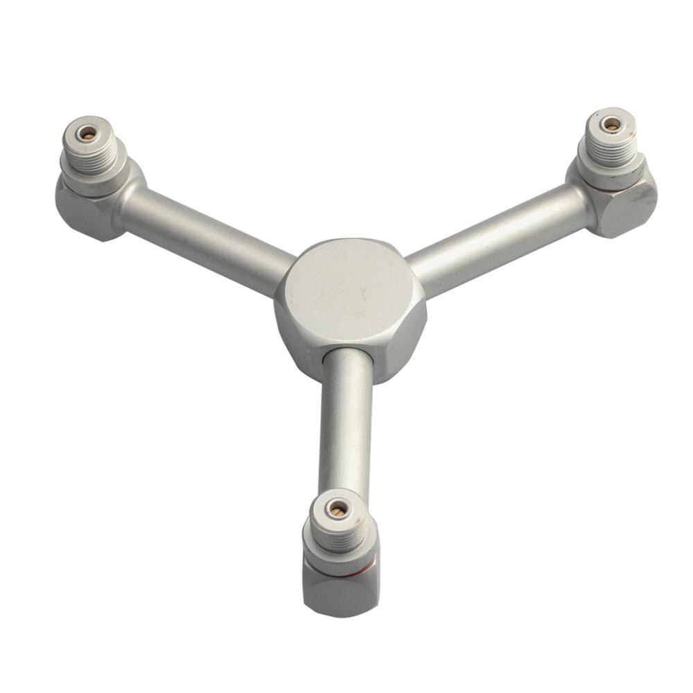 Jeebel-Divisor de linterna de Gas para campamento, adaptador de cilindro de Gas para estufa de Camping al aire libre: 3 Mata White
