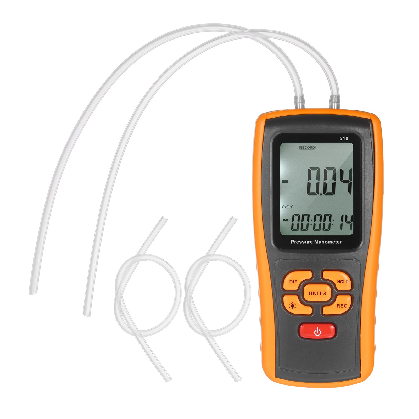 KKmoon Precision Digital Manometer ±10 kPa Air Pressure Meter Differential Pressure Gauge Micromanometer Pressure Tester
