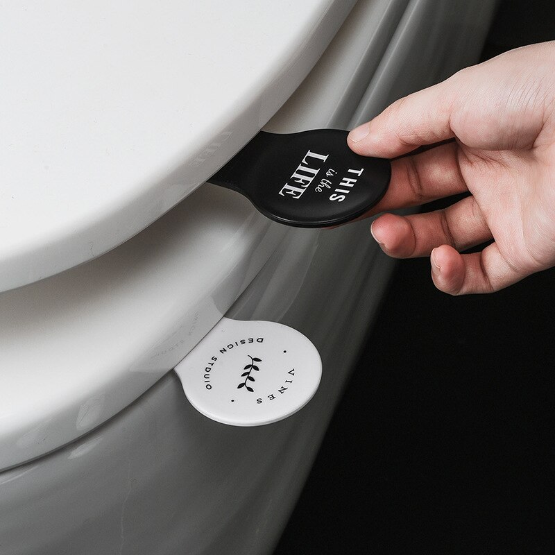 Toilet toiletdæksel løfter husholdnings antifouling toilethåndtag løftehåndtag nordeuropæisk stil ikke beskidte hænder flip devic