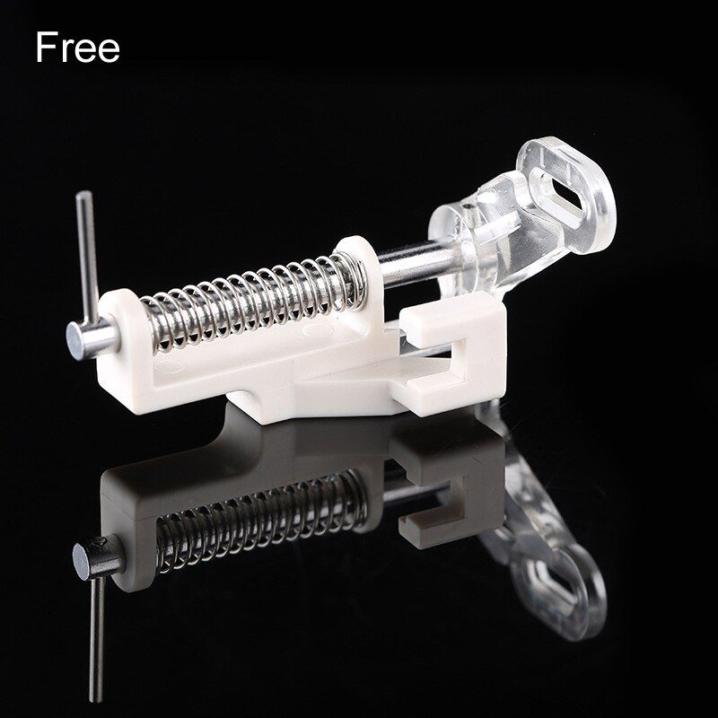 1 sztuk domowe maszyny robić szycia części pikowania rękojeść cerowanie stóp wolny ruch odzież tkaniny robić szycia stopka dociskowa: free