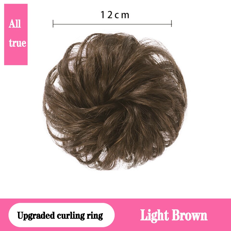 HOUYAN Synthetic bread, curly messy hair, hair braid, wedding hair accessories, suitable for women and children: T1B/4/30