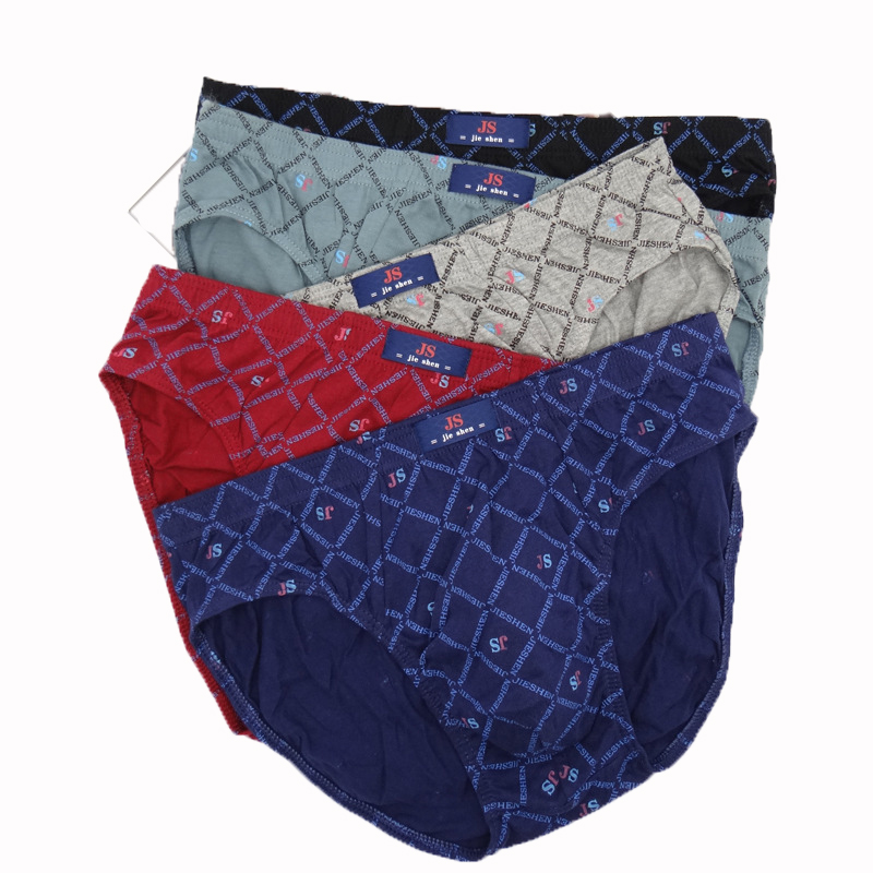 5 st/parti 100%  bomullskalsonger för män, plus size, trosor, 4xl/5xl/6xl andningsbara herrtrosor