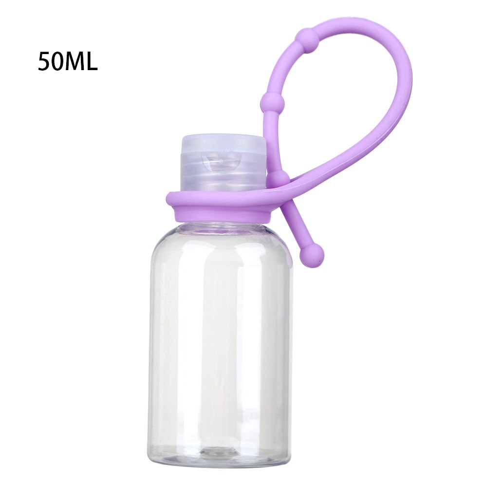 30/50ml Empty Bottles Travel Portable Hand Washer Dispenser Perfume Refillable Bottles for Wash-Free Hand Sanitizer: 50ml purple