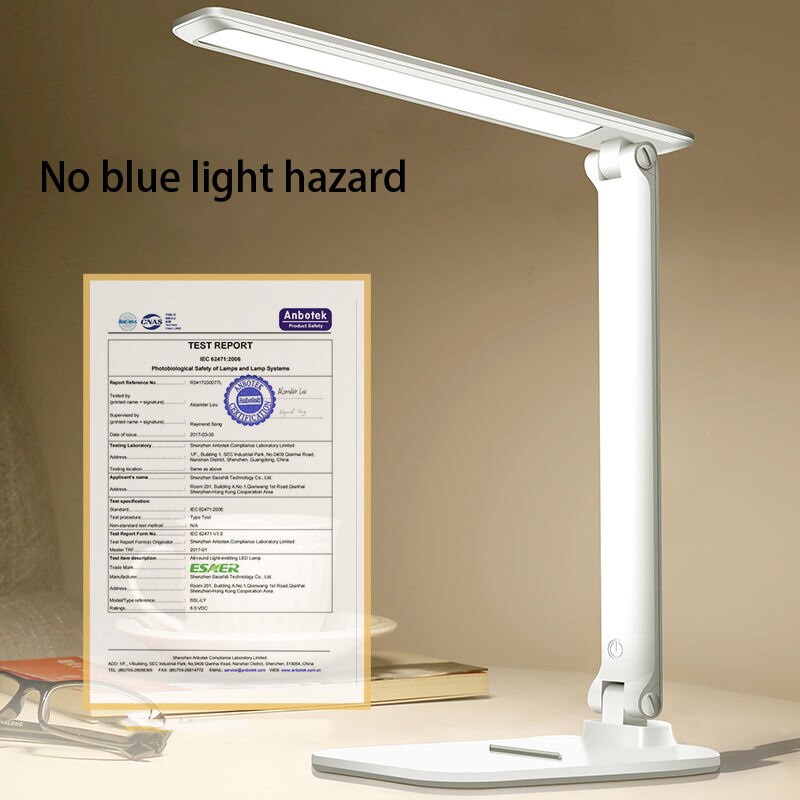 Led bordlampe øjenbeskytter oplader lille læselampe til soveværelse bordlampe led lampe genopladelig