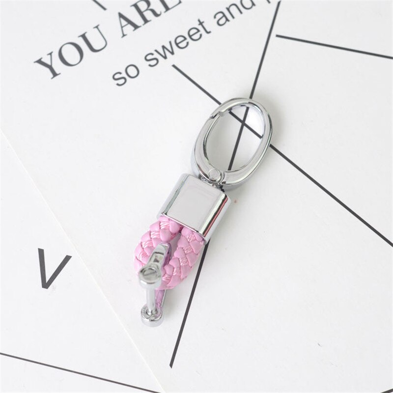 Ford Focus Mondeo-porte-clés de voiture | Doux, en TPU, pour accessoires de voiture, porte-clés de style intérieur de voiture: Pink keychain