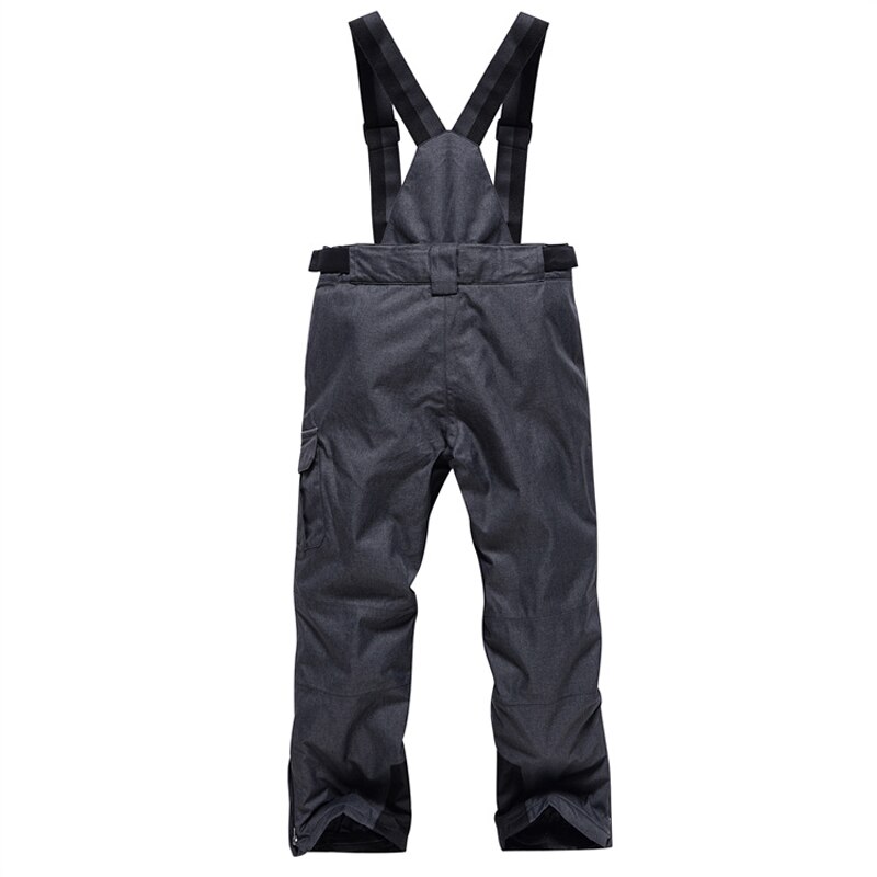 Dziecięce spodnie w paski z lodem śnieg na nartach spodnie zimowe na zewnątrz snowboardowe wodoodporne wiatroodporne dla dziewczynki i chłopca: 10 / Charcoal czarny pant