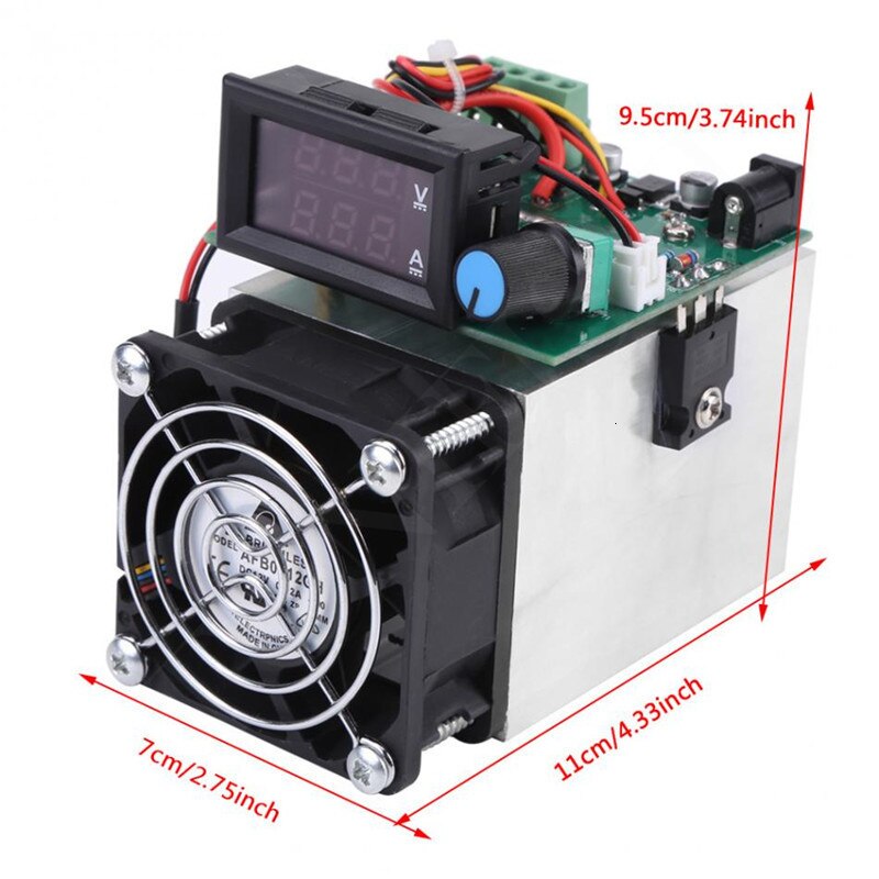 100V constant voltage electronic load module adjustable 250W aging module 20A resistance battery power load aging