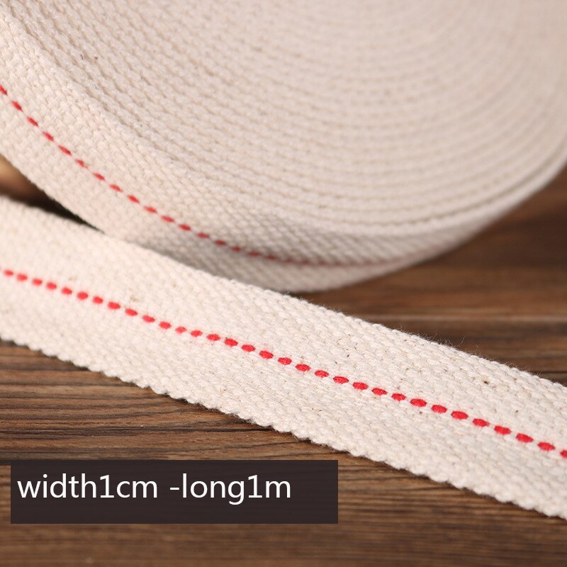 Mecha de lámpara de queroseno de 1 metro, mecha de algodón trenzada, lámpara de aceite de algodón plano, mecha para lámpara de aceite: 1cm -1m