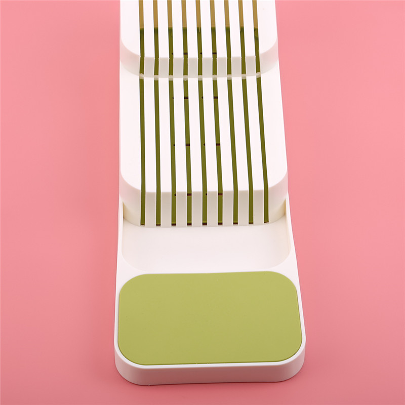 Cutlery Storage Box Plastic Knife Block Holder Drawer Knives Forks Spoons Storage Rack Knife Stand Cabinet Tray Kitchen Organize