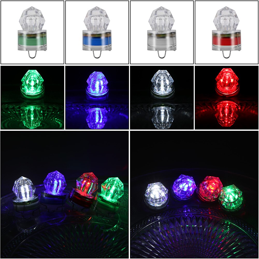 Led vislamp lokmiddel fishfinder benodigdheden mini visnachtlampje led onderwater voor het aantrekken van vissen onderwaterverlichting
