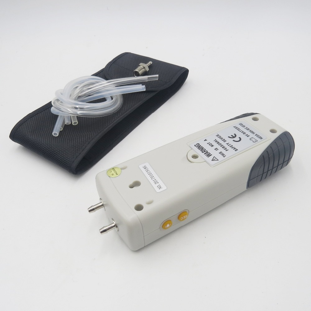 NEUE HT-1890 Digital Manometer luftdruck Meter luftdruck Differential Messgerät Bausatz 55H2O zu + 55H2O Daten Halten medidor presion