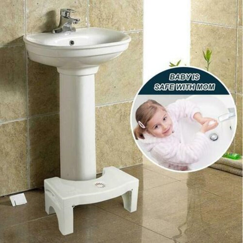 Squatting Stool Toilet Bathroom Anti Constipation For Kids Non-slip Foldable Plastic Footstool Squat Proper Posture Portable for