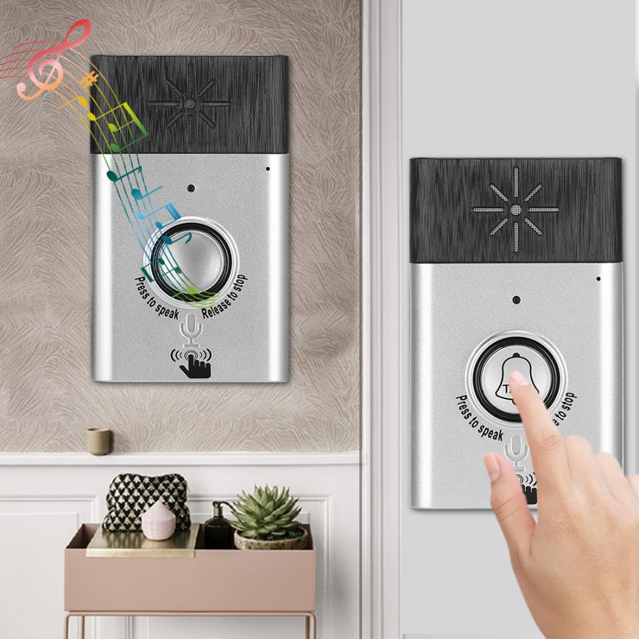 Door Bell Alarm Smart Wireless Voice 2-Way Intercom Doorbell Access Control System Home Security ring doorbell